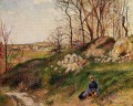the chou quarries pontoise 1882 Camille Pissarro
